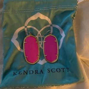 Pink Kendra Scott Danielle earrings